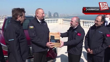 Togg, Azerbaycan Cumhurbaşkanı İlham Aliyev'e teslim edildi