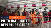 Immigration: No more paper-based departure cards starting May 1