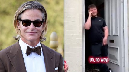 Moment Leeds University student discovers he lives in Chris Pine’s old house