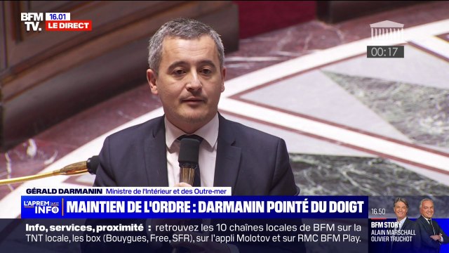 Gérald Darmanin: L'ultragauche et l'ultradroite sont deux facettes d'extrémismes qui touchent la société française