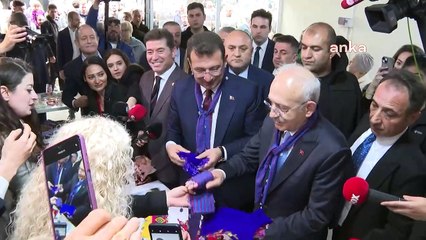 Kılıçdaroğlu, İmamoğlu ile birlikte Trabzon’da Kadın Kooperatif Pazarı’nı ziyaret etti