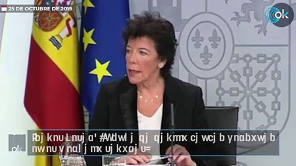 Celaá fue multada por la Junta Electoral por hacer propaganda del empleo como ha hecho Isabel Rodríguez
