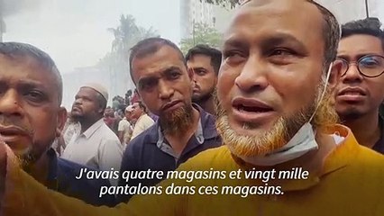 Bangladesh: un incendie dévaste un marché aux vêtements de Dacca