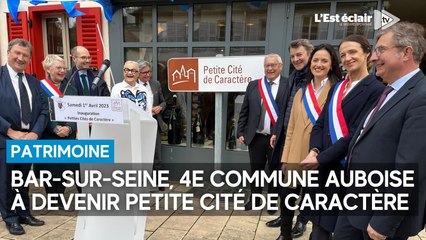 Bar-sur-Seine est enfin une Petite cité de caractère