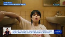 Jimin ng BTS, kauna-unahang South Korean solo artist na nag-no. 1 sa Billboard Hot 100 chart | Saksi