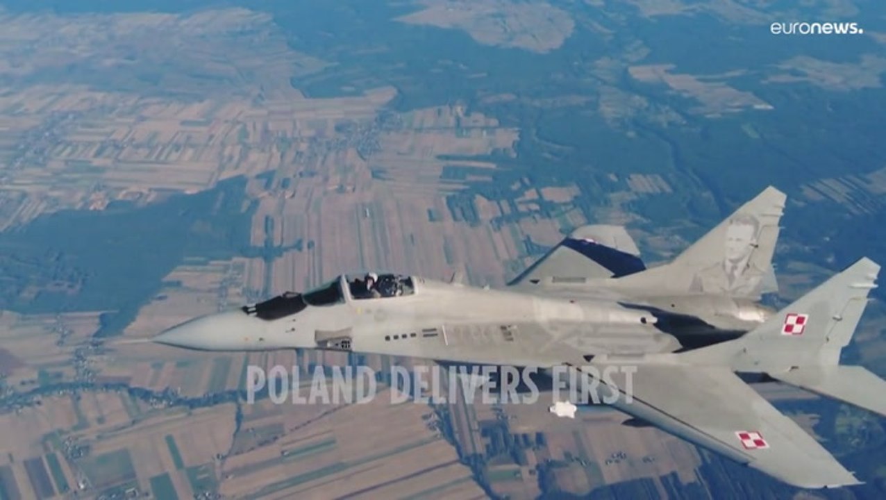 First Polish MiG-29 fighter jets arrive in Ukraine