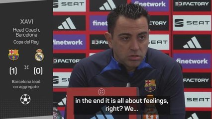 Madrid still favourites despite narrow aggregate lead for Barca - Xavi