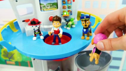 Paw Patrol अंतिम बचाव वाहनों के साथ बच्चों के लिए खिलौना सीखना वीडियो!