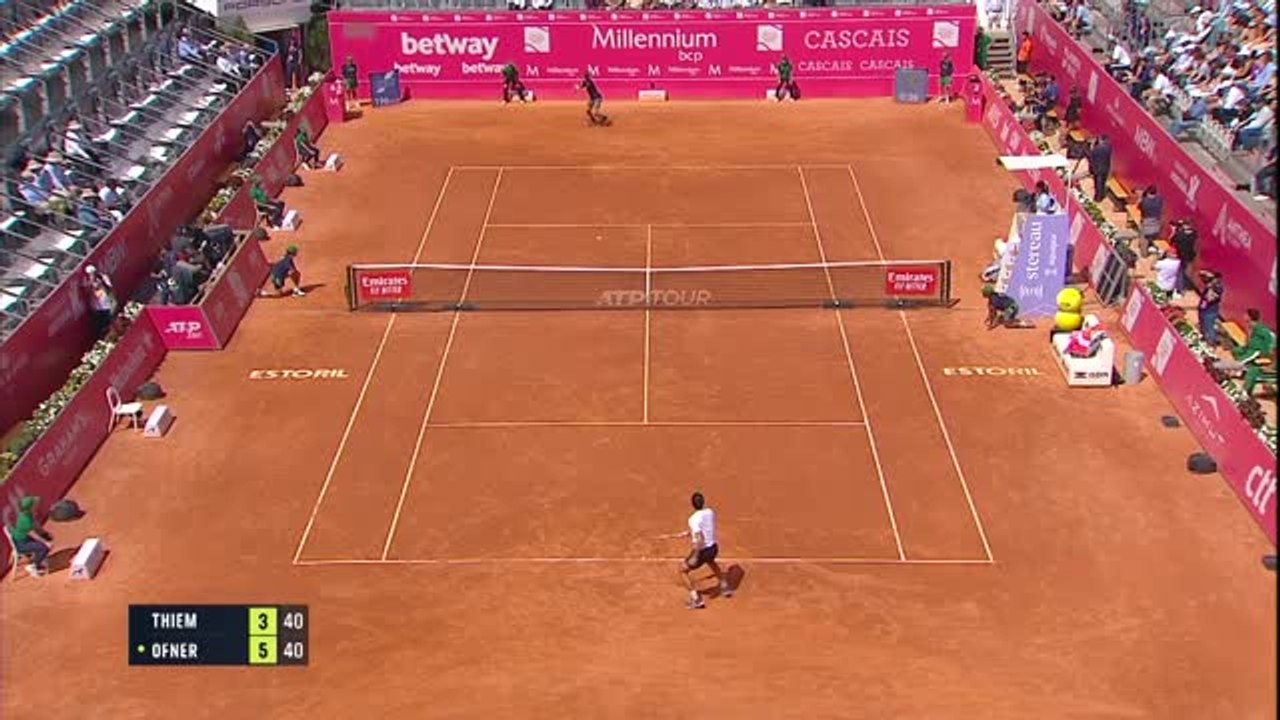 Highlights: Thiem steht im Estoril-Achtelfinale