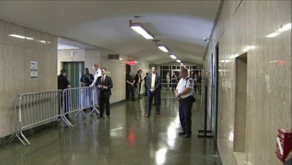 صور من داخل محكمة مانهاتن والتي سيخاكم فيها ترمب