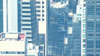 فيديو للمسافة التي قطعها موكب ترمب من برجه في نيويورك إلى قاعة المحكمة