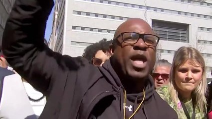 New York Democrat decries ‘hateful rhetoric’ in city as Trump arraigned