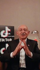 Kılıçdaroğlu; Gençler size verdiğim sözler için 5 renk seçenekli tripot aldım