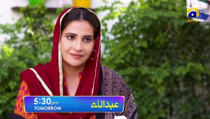 Abdullah   Promo Episodeisode 14   Tomorrow at 530 PM   Geo Entertainment   7th Sky Entertainment