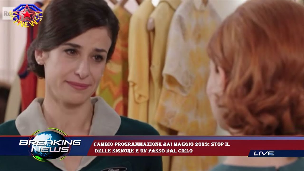 Cambio programmazione Rai maggio 2023: stop Il...