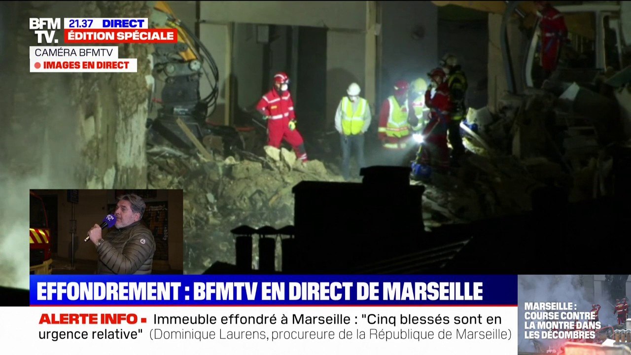 Immeuble effondré à Marseille: "Ce n'est ni le même type de bâtiment, ni le même état" que la rue d'Aubagne, assure Jean-Pierre Cochet, adjoint au maire