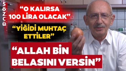 Kılıçdaroğlu’ndan Soğanlı Paylaşım!  “Erdoğan Kalırsa Soğan 100 Lira Olacak”