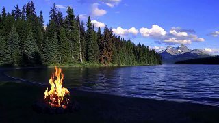 A landscape of water and fire to relax and unwind