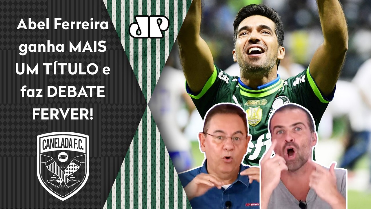 PEGOU FOGO! "ME DESCULPA, cara! NÃO DÁ pra você DESMERECER o Abel!" Título do Palmeiras FERVE DEBATE