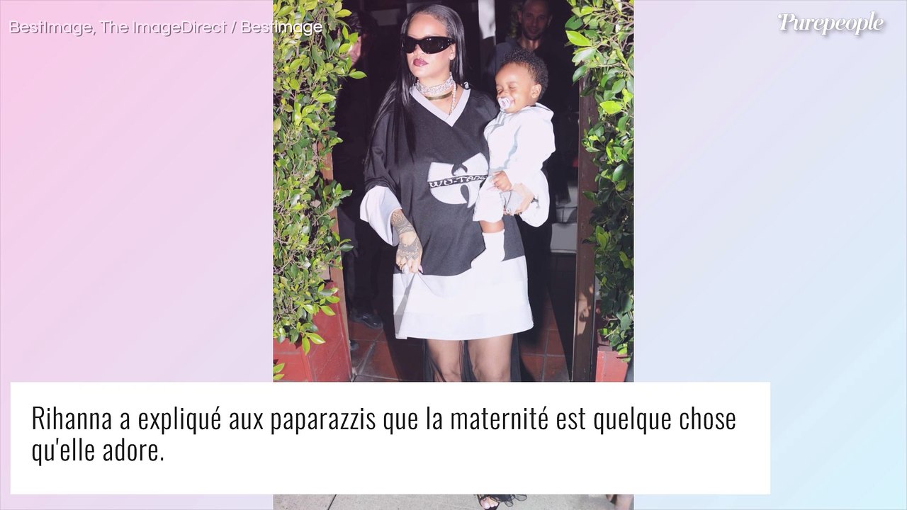 Rihanna enceinte : sortie tardive avec A$AP Rocky et leur fils, ventre rond et jambes dénudées