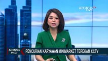 Terekam CCTV! Aksi Karyawan Minimarket Gasak Popok Bayi dan Rokok Senilai Rp7 Juta di Surabaya