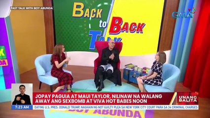Jopay Paguia at Maui Taylor, nilinaw na walang away ang Sexbomb at Viva Hot Babes noon | UB