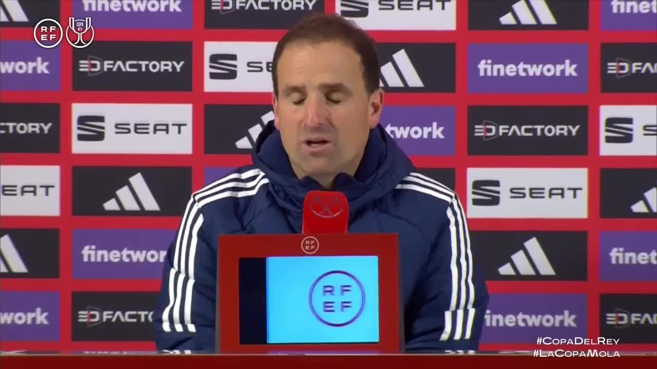 Rueda de prensa de Jagoba Arrasate tras el Athletic vs. Osasuna de Copa del Rey