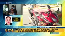 Familiares de policía de salvataje fallecida en accidente de la Costa Verde exigen justicia