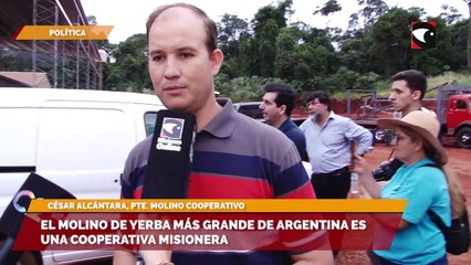 El molino de yerba más grande de Argentina es una Cooperativa Misionera