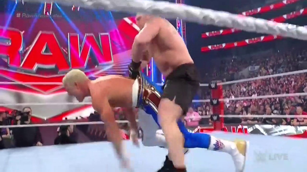The entire Cody Rhodes-Brock Lesnar-Roman Reigns saga_ Raw highlights, April 3, 2023