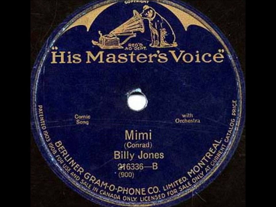 Mimi - Billy Jones (1921)