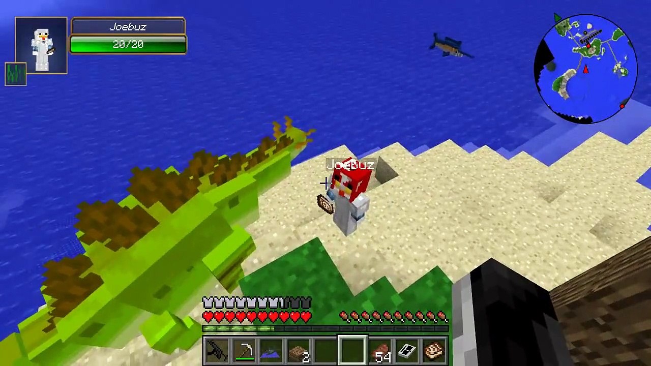 Minecraft Dinosaurs   Jurassic Craft Modded Survival Ep 74!  JURASSIC WORLD SEA CAGE!