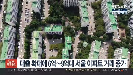 대출 확대에 6억~9억대 서울 아파트 거래 증가