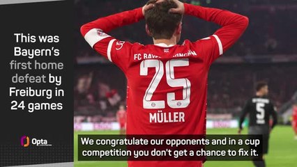 Tuchel sees Bayern treble hopes ended by Freiburg in German Cup