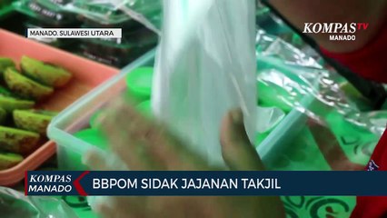 BBPOM Manado Periksa Sejumlah Jajanan Takjil Di Manado