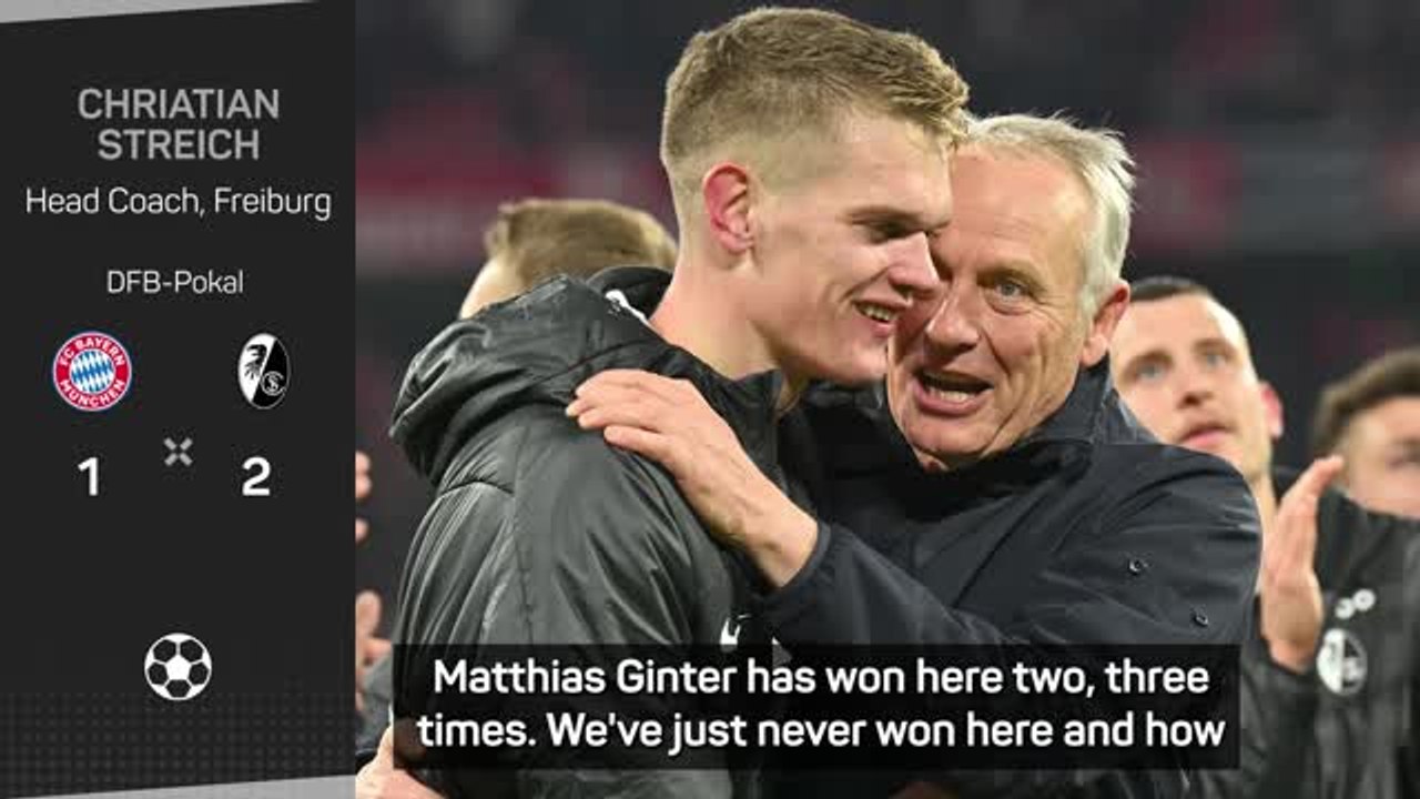 Freiburg coach Streich savours first win at Bayern