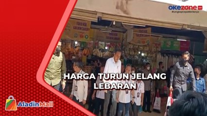 Kunjungi Pasar Johar Baru, Presiden Jokowi Pastikan Harga Kebutuhan Pokok Turun