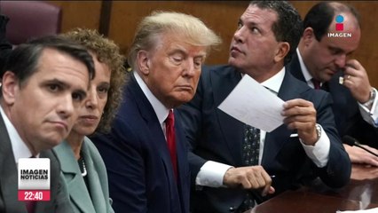 Donald Trump se declaró no culpable de 34 cargos en su contra