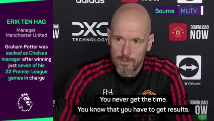 Ten Hag stresses importance of results after Potter sacking