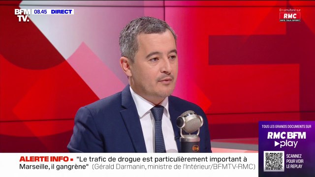Gérald Darmanin: Qu'il y ait des policiers qui ne respectent pas la déontologie individuellement, ça existe et il faut les sanctionner, mais je ne mets pas à l'équivalent des gens qui jettent des cocktails Molotov