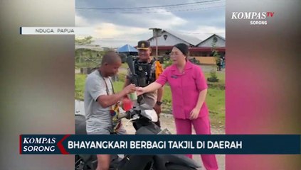 Bhayangkari Nduga Berbagi Kebaikan Dibulan Ramadhan Pada Daerah Rawan KKB