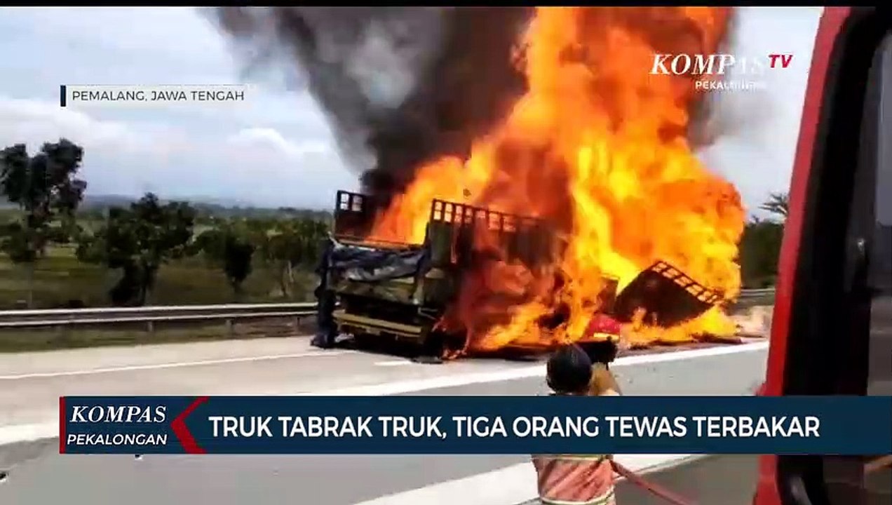 Kecelakaan Truk Berbahan Kimia di Tol Pemalang: Tiga Orang Tewas Terpanggang