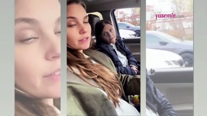 Aslı Enver'den trafik pozu! Belirginleşen karnı dikkat çekti