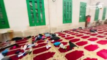 شاهد: حجم الدمار داخل المسجد الأقصى بعد اقتحامه من قبل القوات الإسرائيلية