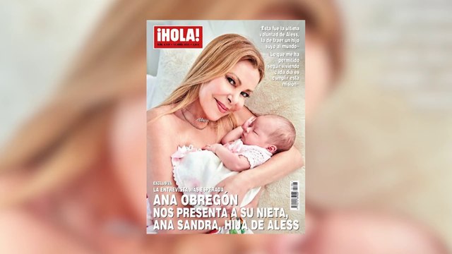 Ana Obregón presenta por fin a su nieta e hija de Aless Lequio, Ana Sandra