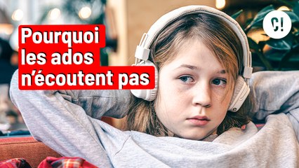 Les ADOS sont programmés pour ne plus écouter leur mère !