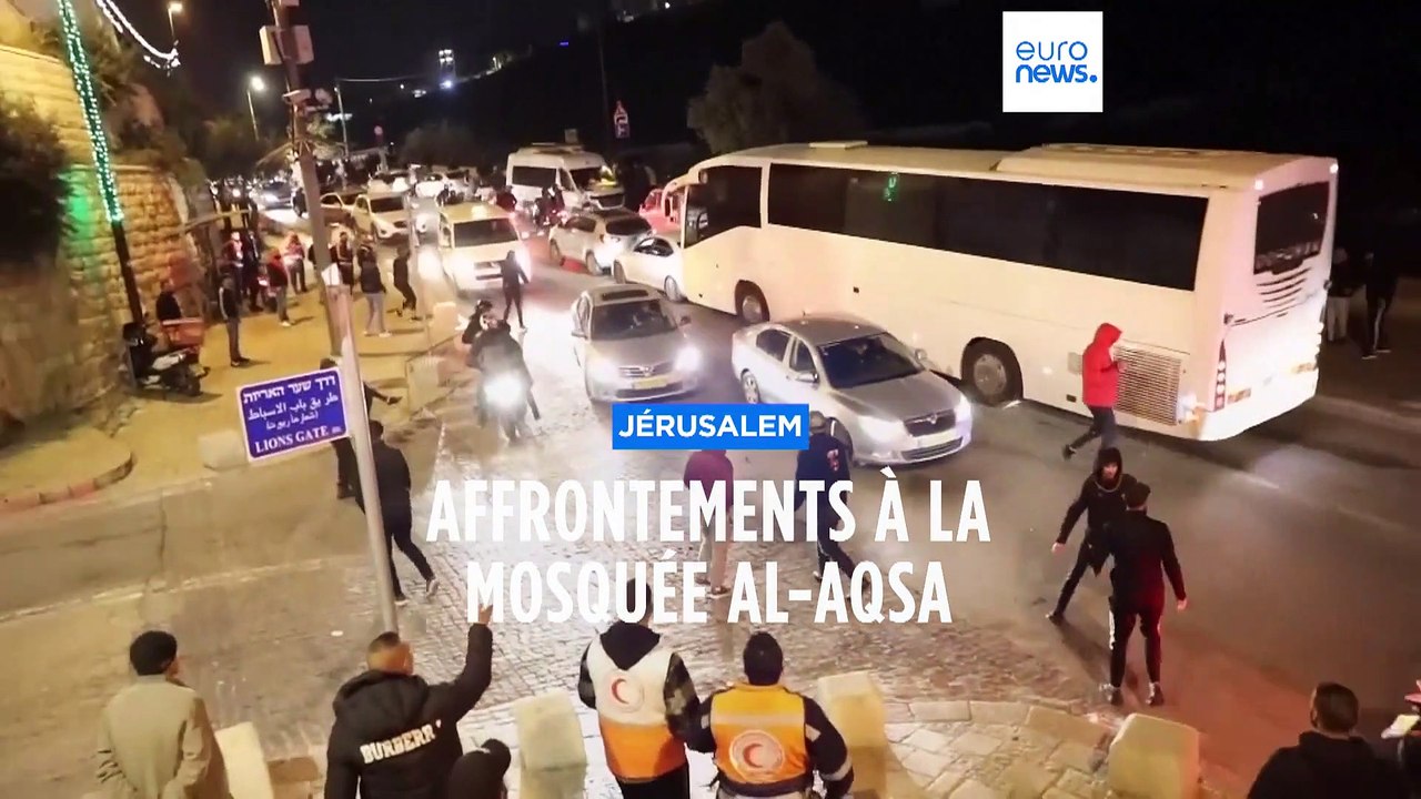 Affrontements à la mosquée d'Al-Aqsa : la police israélienne annonce 350 arrestations