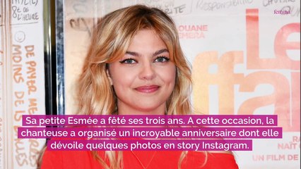 Louane : sa fille fête ses 3 ans… Elle dévoile des photos de son anniversaire féerique
