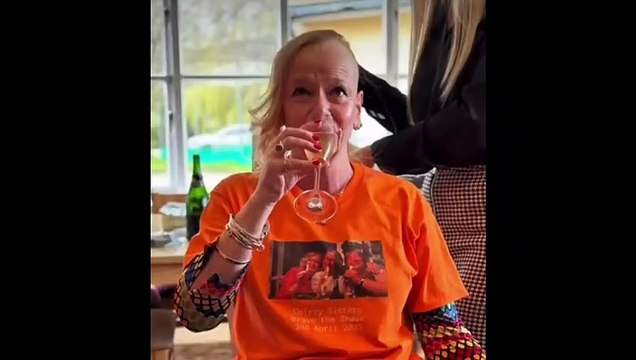 Woman battling cancer and rare gene mutation raises £8.5k in charity head shave with best pals