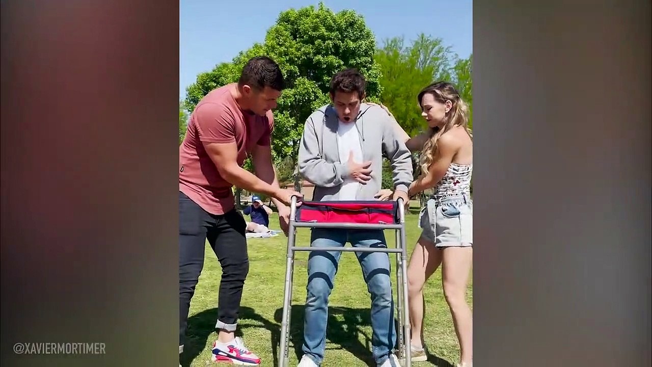 MAN CUT IN HALF ON A BIKE HOW